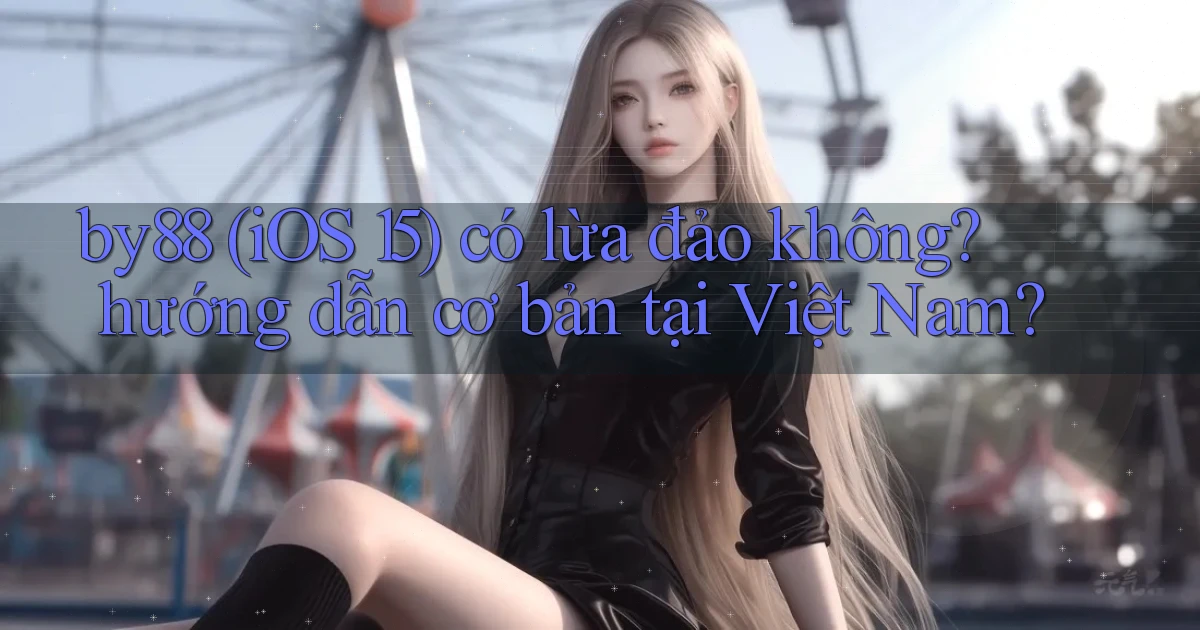 by88 (iOS 15) có lừa đảo không hướng dẫn cơ bản tại Việt Nam