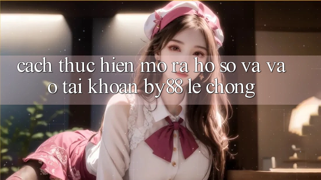 Cách thực hiện Mở ra hồ sơ và Vào tài khoản by88 lẹ chóng
