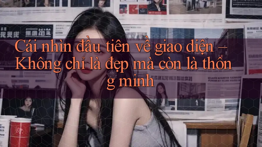 Cái nhìn đầu tiên về giao diện – Không chỉ là đẹp mà còn là thông minh Cái nhìn đầu tiên về giao diện – Không chỉ là đẹp mà còn là thông minh