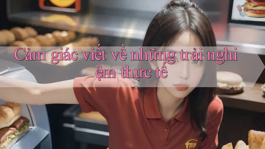 Cảm giác viết về những trải nghiệm thực tế Cảm giác viết về những trải nghiệm thực tế