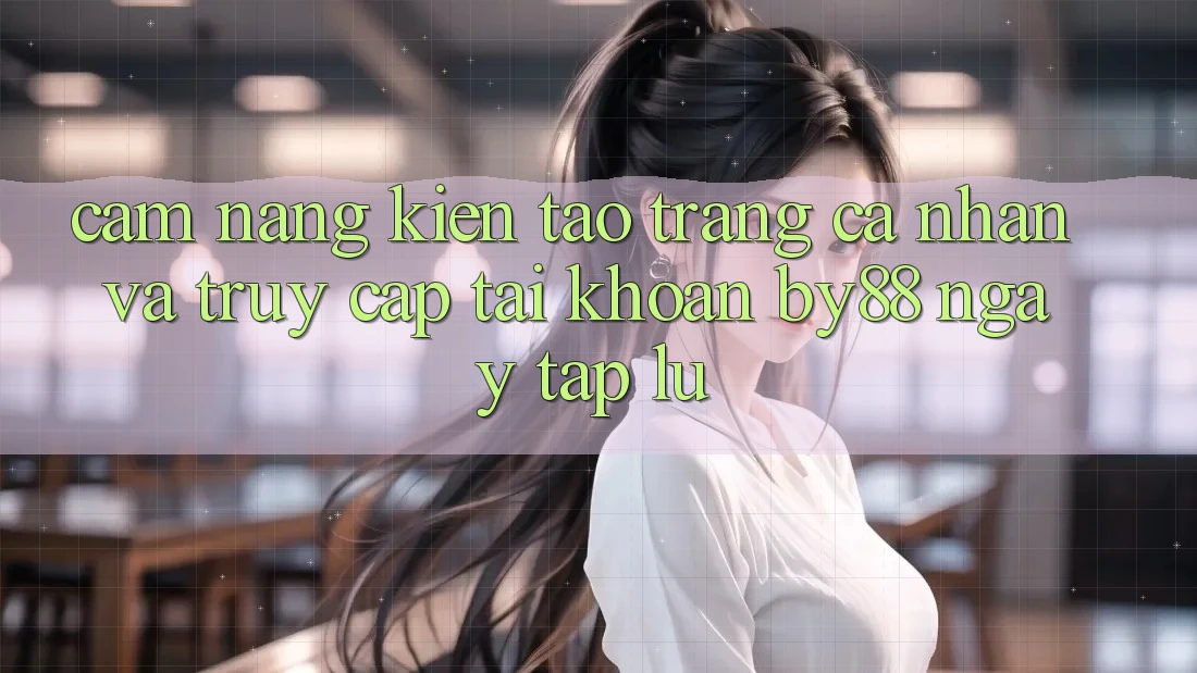 Cẩm nang Kiến tạo trang cá nhân và Truy cập tài khoản by88 ngay tắp lự