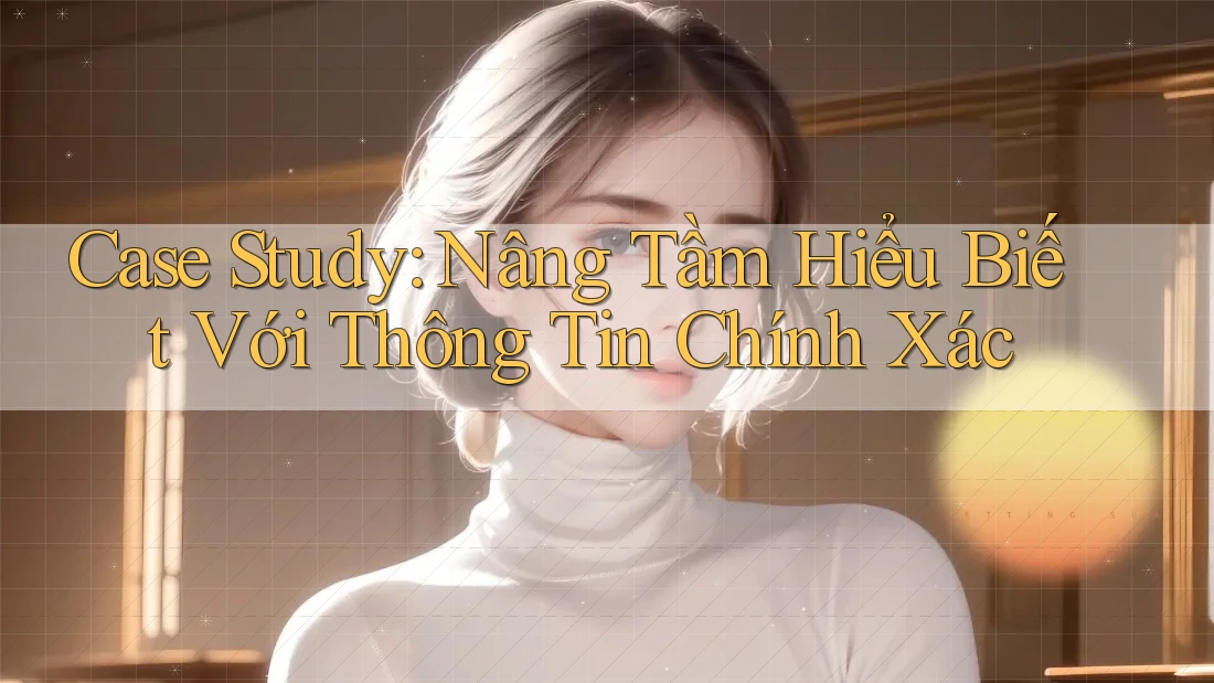 Case Study: Nâng Tầm Hiểu Biết Với Thông Tin Chính Xác Case Study: Nâng Tầm Hiểu Biết Với Thông Tin Chính Xác