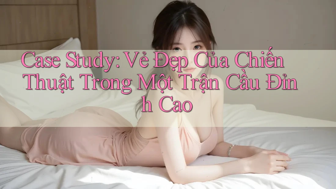Case Study: Vẻ Đẹp Của Chiến Thuật Trong Một Trận Cầu Đỉnh Cao Case Study: Vẻ Đẹp Của Chiến Thuật Trong Một Trận Cầu Đỉnh Cao