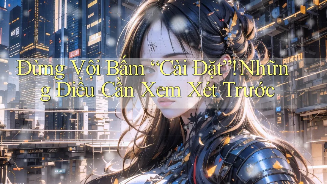 Đừng Vội Bấm “Cài Đặt”! Những Điều Cần Xem Xét Trước