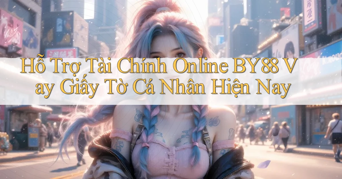 hỗ trợ tài chính online by88 vay giấy tờ cá nhân hiện nay