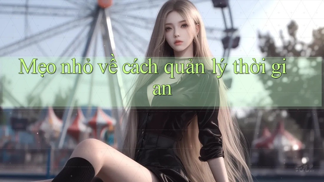 Mẹo nhỏ về cách quản lý thời gian Mẹo nhỏ về cách quản lý thời gian