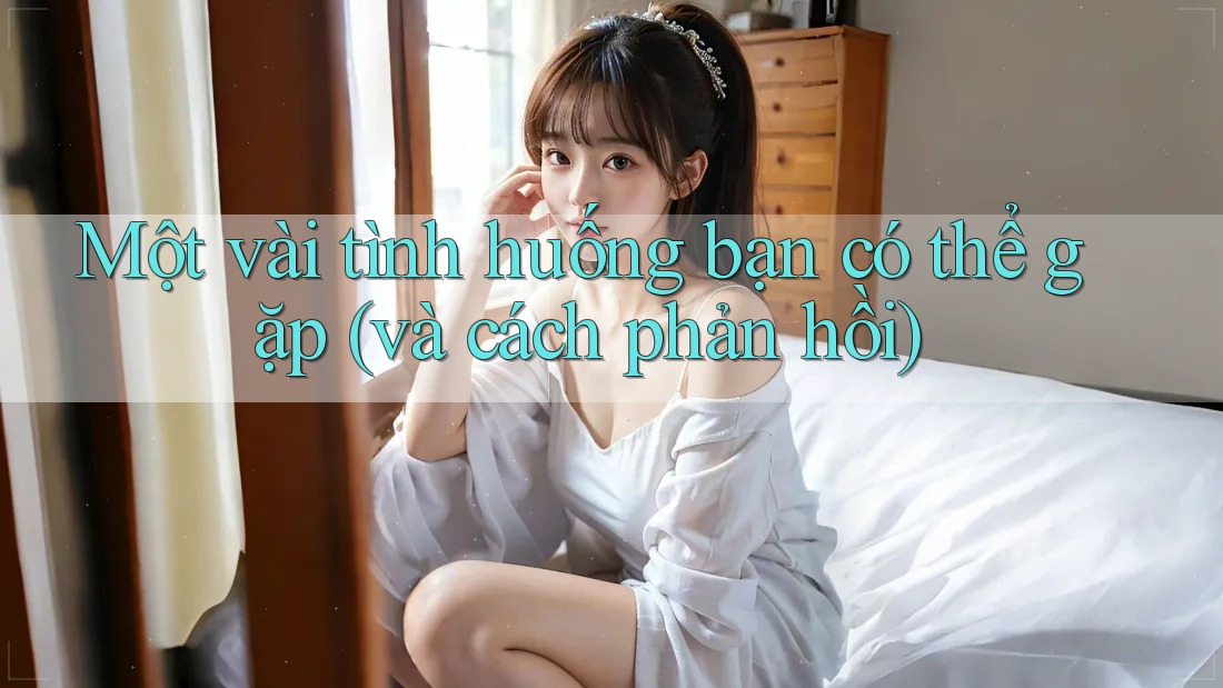 Một vài tình huống bạn có thể gặp (và cách phản hồi)