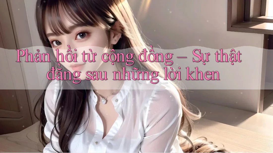 Phản hồi từ cộng đồng – Sự thật đằng sau những lời khen Phản hồi từ cộng đồng – Sự thật đằng sau những lời khen