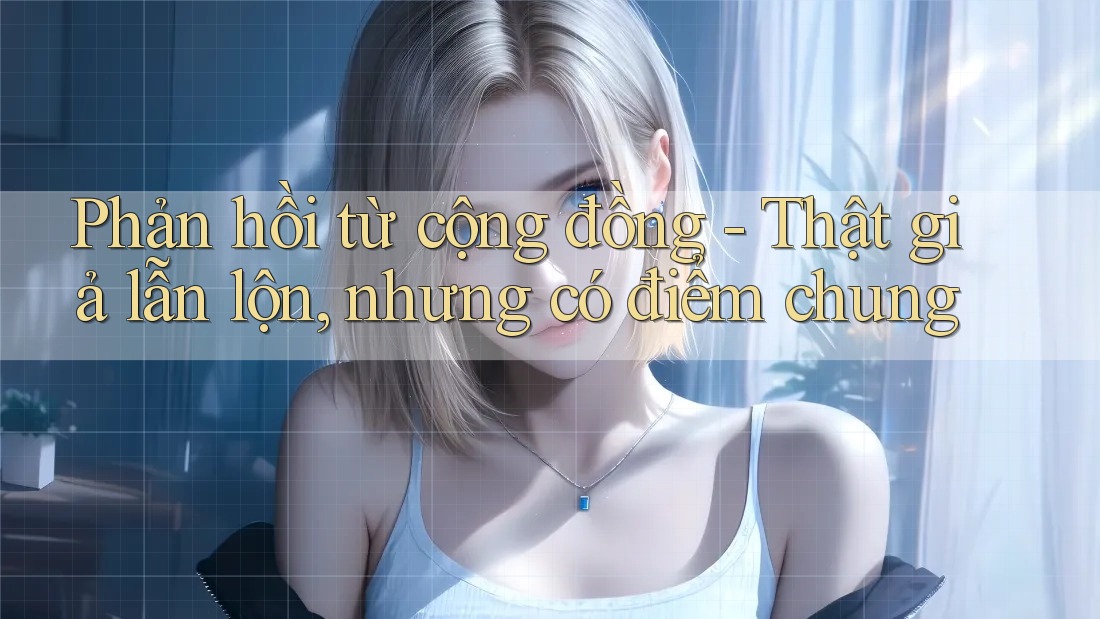 Phản hồi từ cộng đồng - Thật giả lẫn lộn, nhưng có điểm chung