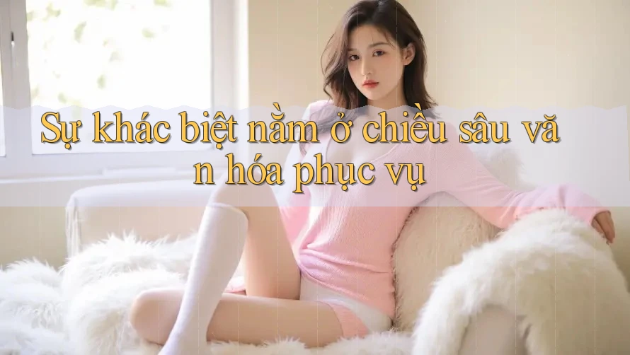 Sự khác biệt nằm ở chiều sâu văn hóa phục vụ