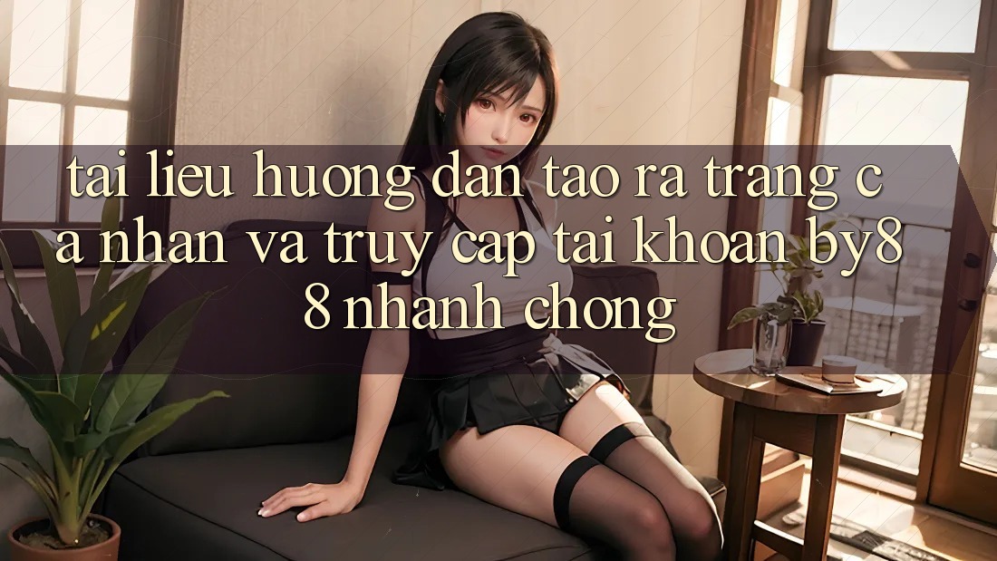 Tài liệu hướng dẫn Tạo ra trang cá nhân và Truy cập tài khoản by88 nhanh chóng Tài liệu hướng dẫn Tạo ra trang cá nhân và Truy cập tài khoản by88 nhanh chóng