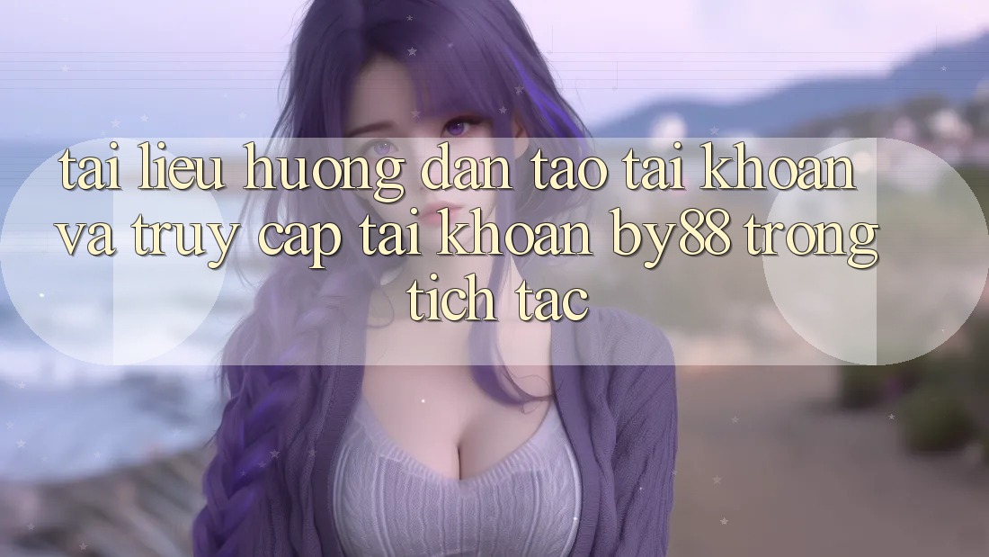 Tài liệu hướng dẫn Tạo tài khoản và Truy cập tài khoản by88 trong tích tắc