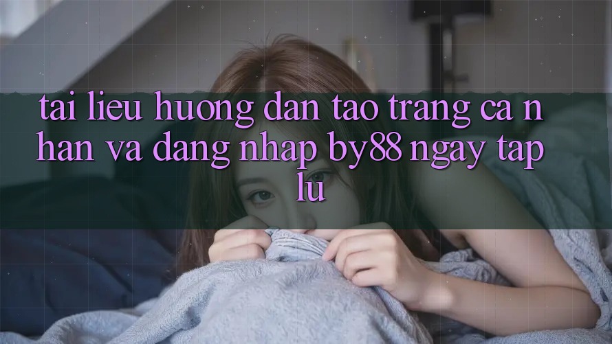 Tài liệu hướng dẫn Tạo trang cá nhân và Đăng nhập by88 ngay tắp lự Tài liệu hướng dẫn Tạo trang cá nhân và Đăng nhập by88 ngay tắp lự