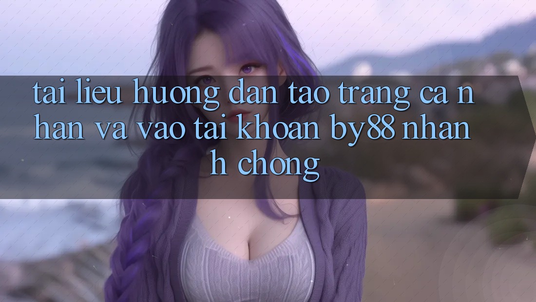 Tài liệu hướng dẫn Tạo trang cá nhân và Vào tài khoản by88 nhanh chóng