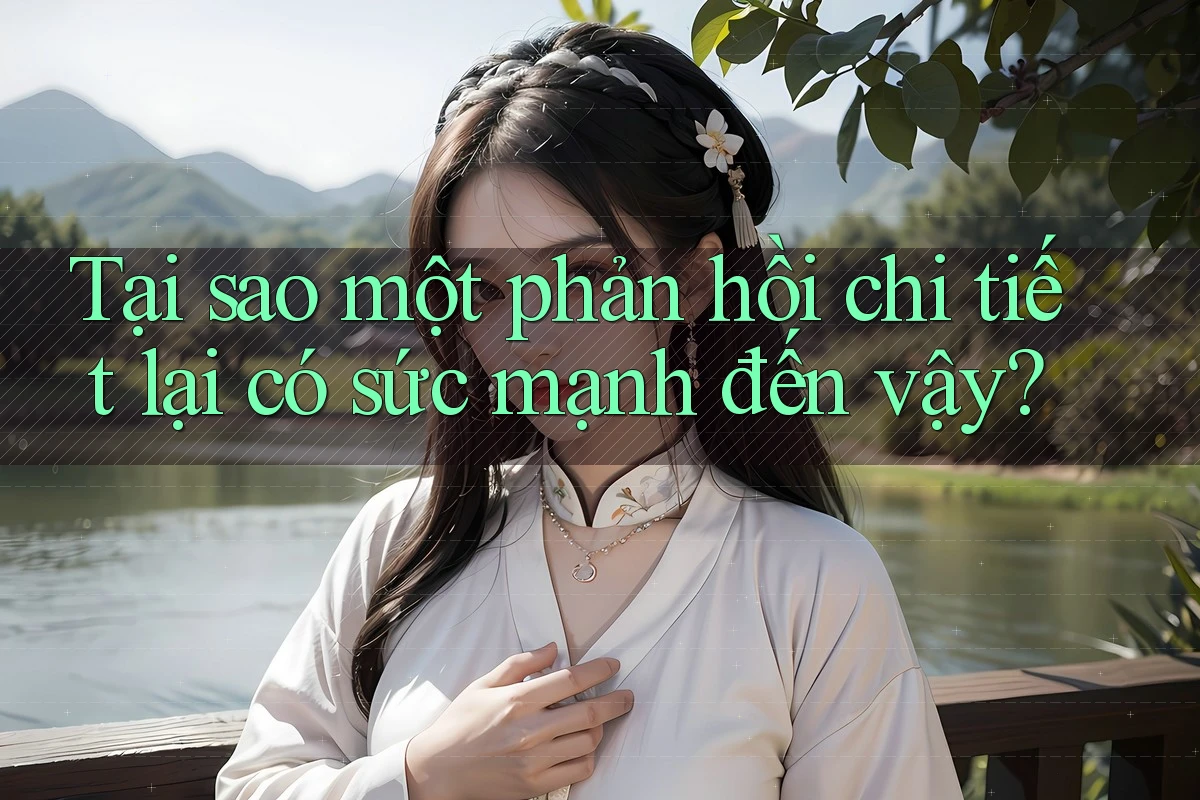 Tại sao một phản hồi chi tiết lại có sức mạnh đến vậy?