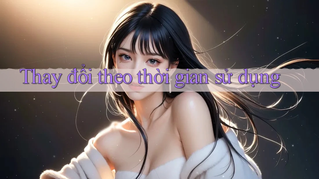 Thay đổi theo thời gian sử dụng Thay đổi theo thời gian sử dụng
