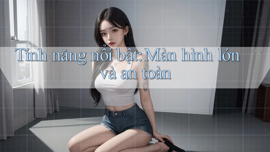 Tính năng nổi bật: Màn hình lớn và an toàn